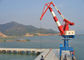 조선소를 위한 30 톤 항구 문형 크레인 / 모바일 슬유잉 문형지브크레인