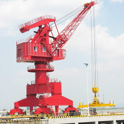 모바일 항구 문형 크레인 선박 사용 360 급 40 톤