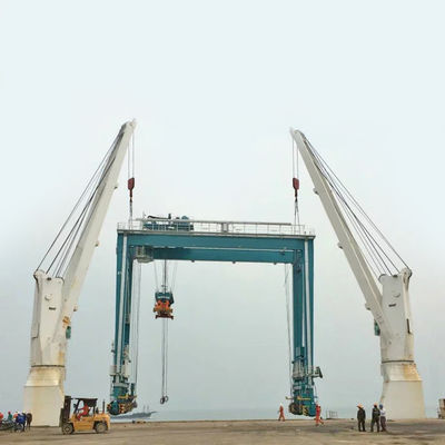 22m RTG 모델 컨테이너 크레인 500t 전력 공급 두배 도리