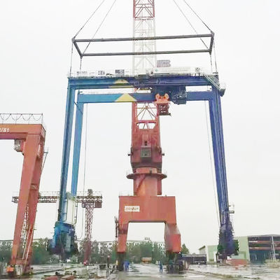 22m RTG 모델 컨테이너 크레인 500t 전력 공급 두배 도리